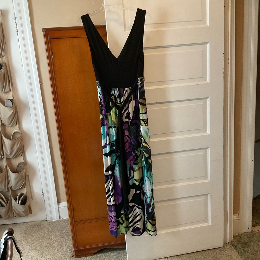 Elegant, high waist dress - Picture 3 of 3